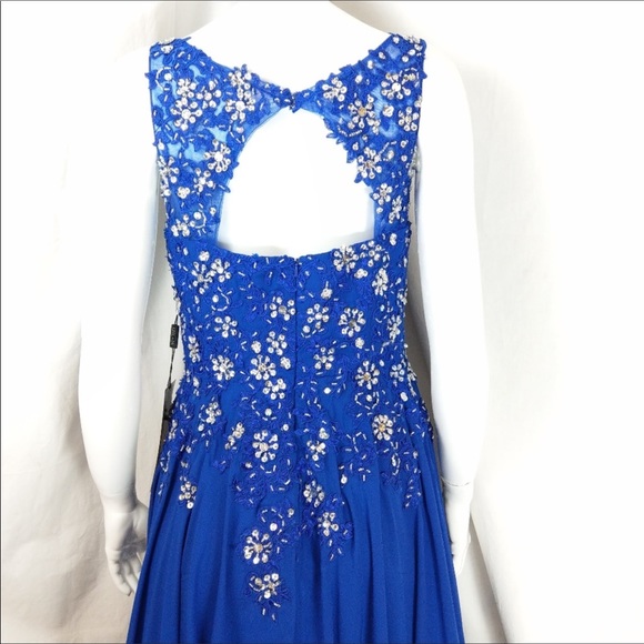 Izilady formal gown royal blue sz 10 - Picture 9 of 10